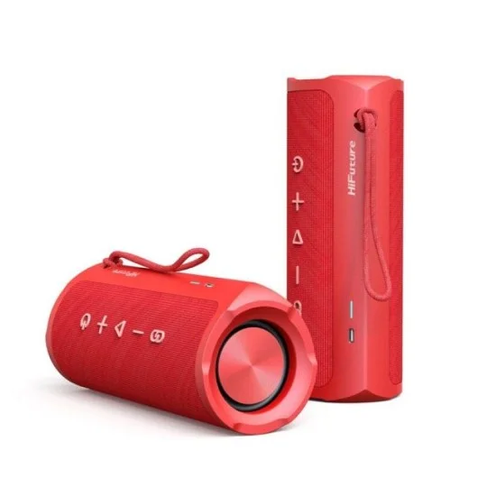 Hi Future - Ripple - 30W Waterproof Bluetooth Speaker - Red